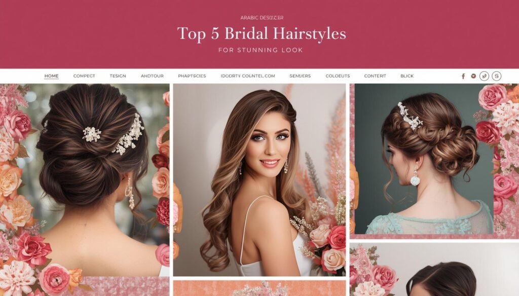 Top 5 Bridal Hairstyles For Stunning Look